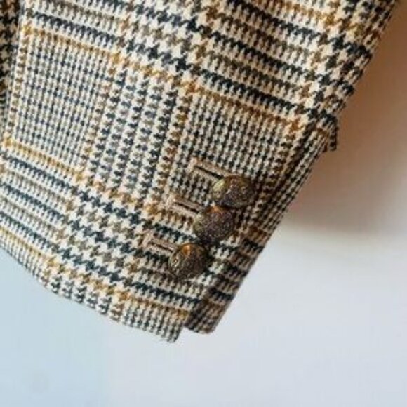 J. Crew Collection Wool Blazer Prince of Wales RARE NWT - Picture 6 of 12